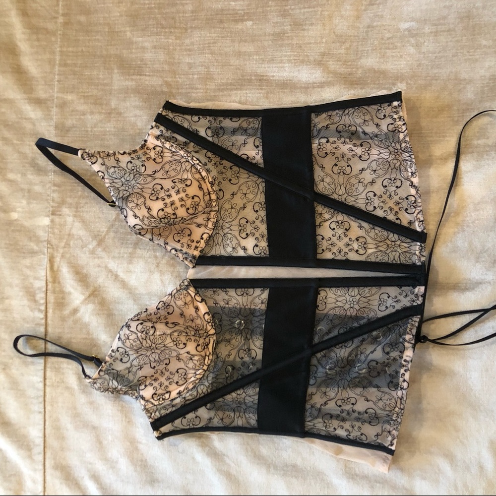 Bustier shirt/lingerie